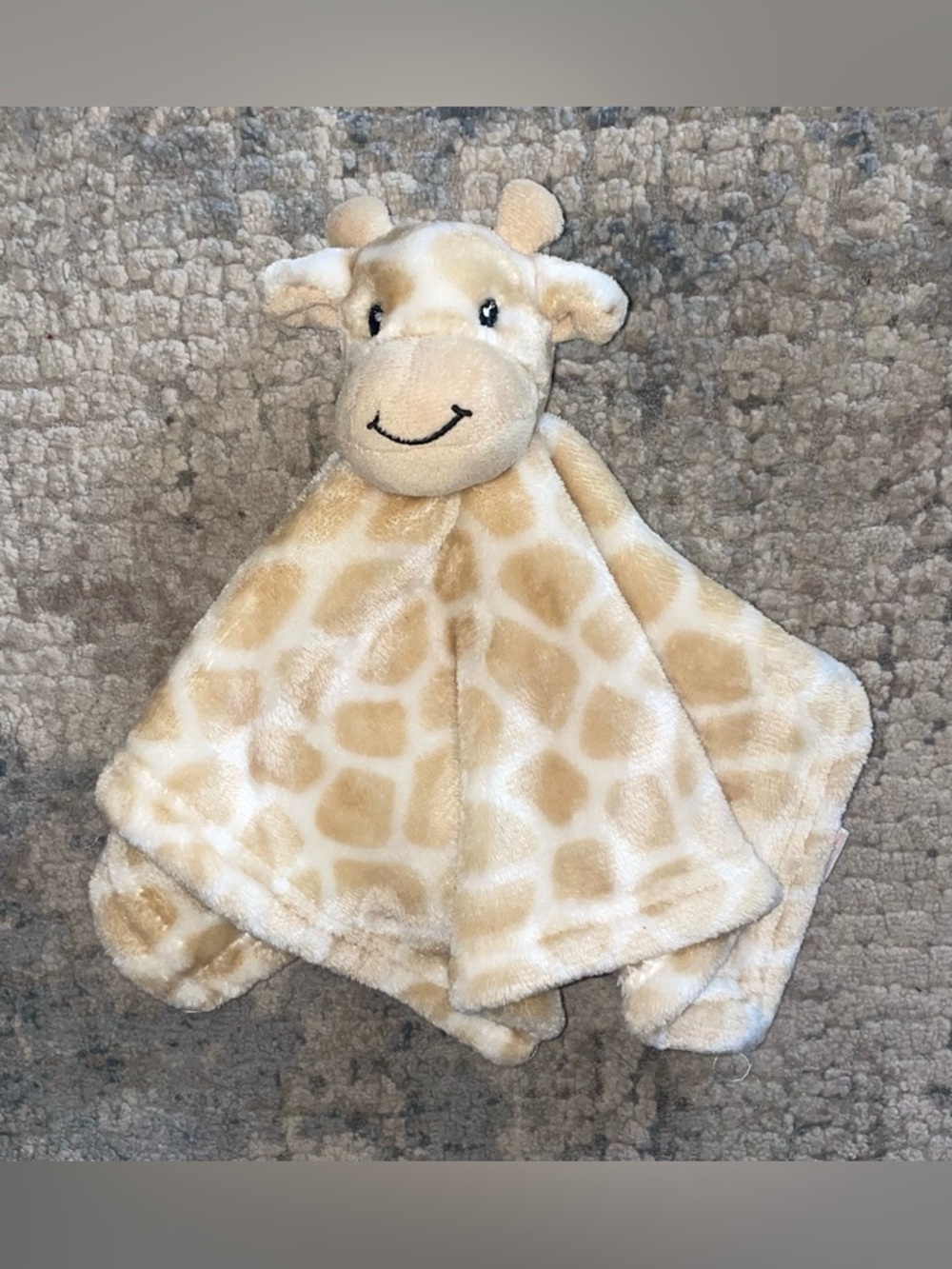 Hudson Baby giraffe face security blanket